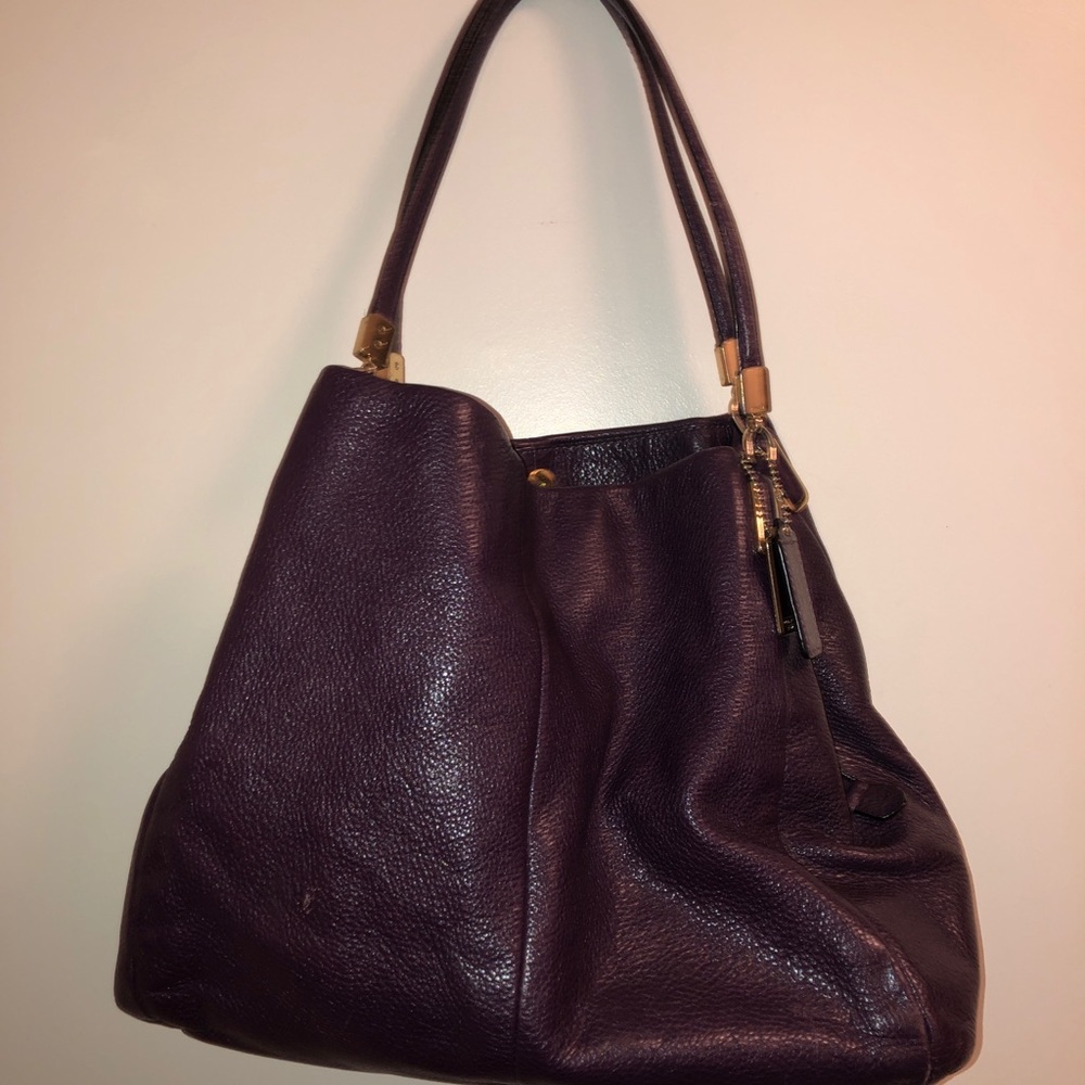 Coach bag purple